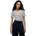Damen Kurzarm New Slim Fit aus reiner Baumwolle Weiss XL