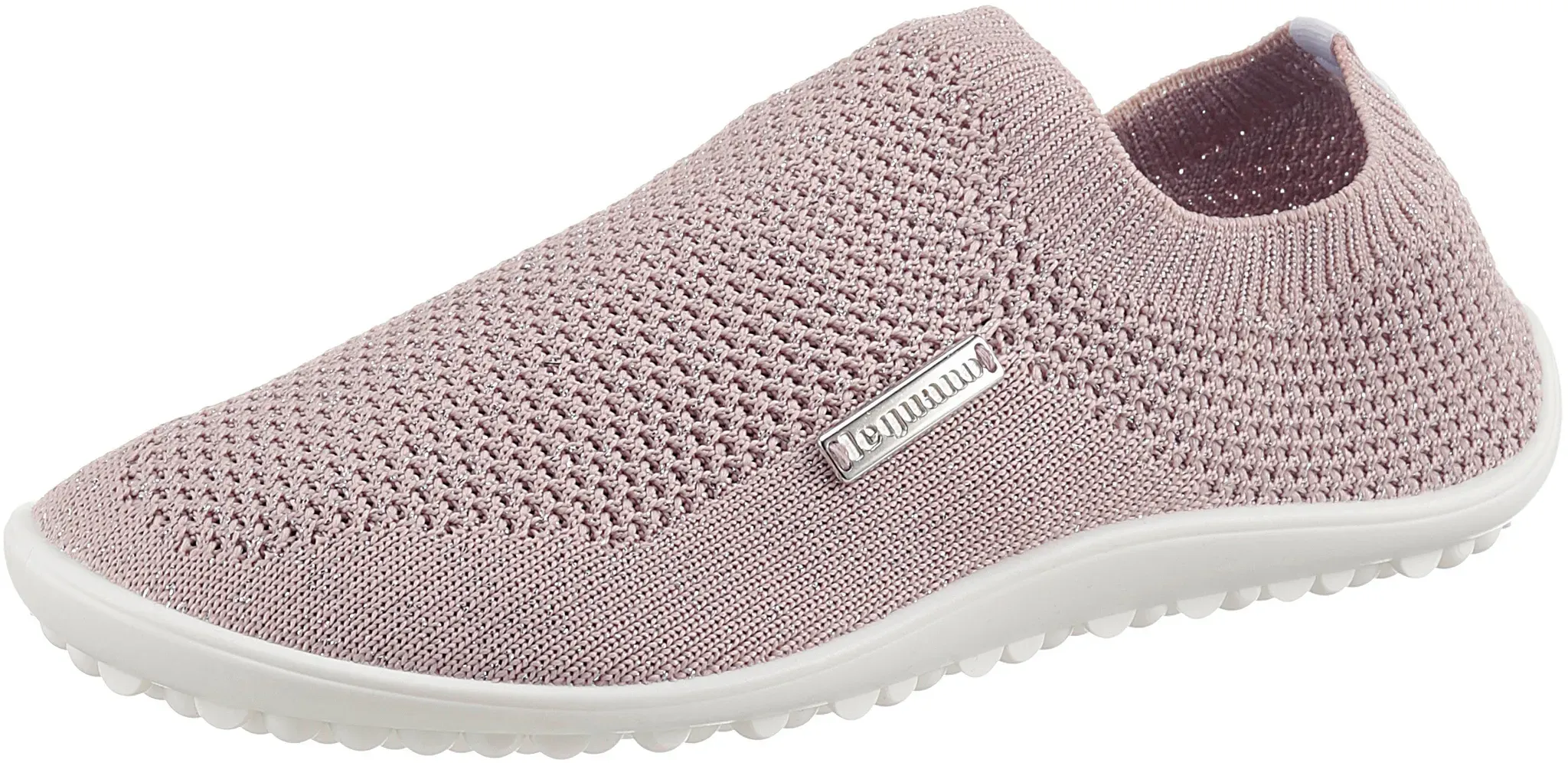 Barfußschuh LEGUANO "SCIO" Gr. 37, rosa (rosé) Damen Schuhe Barfußschuh Slip-on-Sneaker Sneaker low Socksneaker Slipper, Bequemschuh mit speziell entwickelter Laufsohle Bestseller