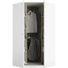 Priess Eckkleiderschrank »Barcelona Kleiderschrank Ecklösung Raumwunder«, in 2 Tiefen Schrank Eckschrank Garderobe