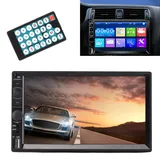 Double Din Autoradio mit 7 Zoll LCD Touchscreen Digitalanzeige, Freisprechfunktion, Musikwiedergabe, Unterstützt Mobiltelefonverbindung, Mirror-Link für Android/für