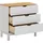 OTTO home Post 76 x 75 x 39 cm Beige / Weiß