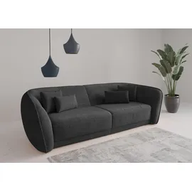sit&more Big-Sofa SIT & MORE "Neapel", grau (anthrazit), B:290cm H:86cm T:121cm, 100% Polyester, Sofas, Big-Sofa