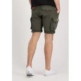 Alpha Industries Herren Crew Short Patch Für Cargos, Greyblack, 36