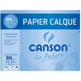 Canson Canson, Heft + Block, Transparentpapier, satiniert, DIN A3, 90 g/qm (A3)