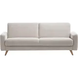 exxpo - sofa fashion 3-Sitzer EXXPO - SOFA FASHION "Samso, elegant und bequem, aktueller Cord Bezug, Kippcouch", beige, B:222cm H:89cm T:93cm, 100% PES, Sofas, hochwertige Verarbeitung, Schlafsofa inkl. Bettfunktion und Bettkasten