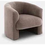 Sessel Nolami Im Vintage-stil Grau/Braun 