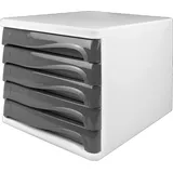Helit Schubladenbox economy H6129482 DIN A4-C4 l.gr/gr