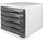 Helit Schubladenbox economy H6129482 DIN A4-C4 l.gr/gr