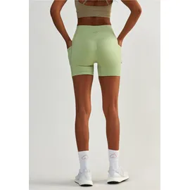 beshaped Funktionstights "Lift me up", Damen, Gr. XS, US-Größen, grün (hellgrün), 90% Nylon, 10% Elasthan, unifarben, kurz, Hosen, mit Kompressions-Funktion
