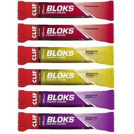Clif Bar Clif Shot Bloks Testpaket 6 x 60g Diverse 2021 Nutrition Sets & Sparpacks