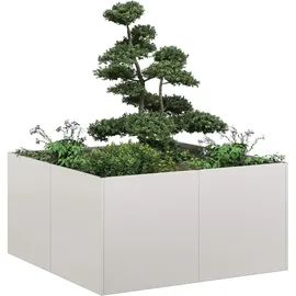 vidaXL Pflanzkübel 120 x 40 x 80 cm Weiß