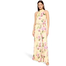 Vera Mont Jumpsuit mit Blumenprint gelb M