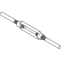 Industrial Quality Supplies DIN 1480 Spannschloss, 3.6 galZn m.