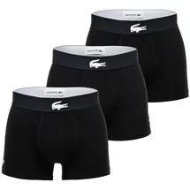 Lacoste Boxershorts Big Croc Print Schwarz S 3er Pack