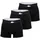 Lacoste Boxershorts Big Croc Print Schwarz S 3er Pack