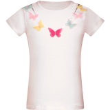 happy girls - T-Shirt Schmetterlinge in ecru, Gr.104,