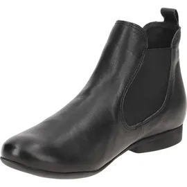 THINK! Damen GUAD_3-000414 nachhaltige, leder gefütterte Chelsea-Boots, 0000 schwarz 41,5