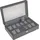 Windrose Uhrenbox Tempora Aufbewahrung Ø max.40 mm Grau