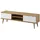 Selsey Scandi TV-Lowboard 160 x 50 x 40 Eiche/Weiß Matt Holz/MDF