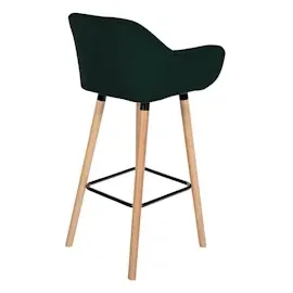 CLP 2er Set Barhocker Grant Samt grün