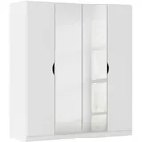 Rauch Drehtürenschrank Freiham 181 x 197 x 54 cm Weiß