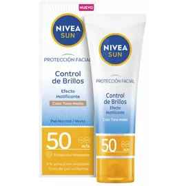 NIVEA Sun Control Shine Mattierende Gesichtscreme LSF 50 40 ml