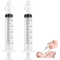 Vicloon Baby Nasendusche,2PCS Nasenspüler für Babys,10ml Wiederverwendbare Nasenreiniger,Tragbares Säuglings-Nasenreinigungsspülgerät, Nasenspüler