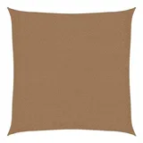 vidaXL Sonnensegel 160 g/m2 Taupe 2,5x2,5 m HDPE