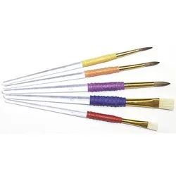 Grippy Pinsel-Set Größe 4, 6, 8,10, 12, 5-teilig