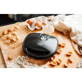 Adler AD 3071 Nuss-Maker, Nussbackautomat - backt 12 Stück, kompakt und einfach zu bedienen