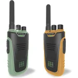 Kidywolf 418014 - Walkie-Talkies mit Taschenlampe grün/orange