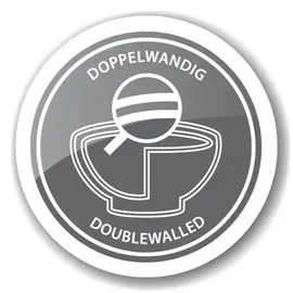 Edzard Sektkühler Capri Edelstahl hochglanzpoliert, außen gemustert