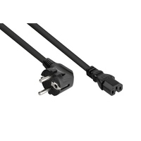 Kabelmeister SK0150-S018, - Netzkabel Schutzkontakt-Stecker Typ E+F, Buchse C15,