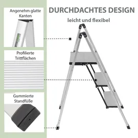 Trutzholm Klapptrittleiter 3 Stufen