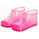 YH&YX Portable Fuß-Badeschuhe,fußreflexzonenmassage Fuß-Badeschuhe Fußbad Bad Praktische Aufbewahrung Schuhe Bad Fußwäscheschuhe-rosa 26 * 12 * 11cm(10x5x4inch)
