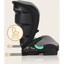lionelo Neal Kindersitz 15-36kg, Isofix Seitenprotektoren, Kennzeichnung i-Size 3-fach verstellbare Rückenlehne, Höhenverstellbare Kopfstütze, Belüftungssystem
