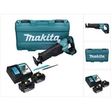 Makita DJR 187 RMK Akku Reciprosäge 18 V Brushless + 2x Akku 4,0 Ah + Ladegerät + Koffer