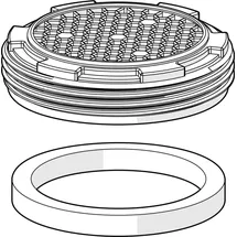 Hansa Luftsprudler Slim M24 x 1 zu Stela 57142201, 59913132