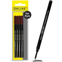 Online Schreibgeräte Rollerball-Minen Gelschreiberminen 0,7 mm Schwarz
