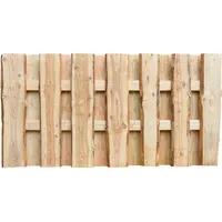 Tetzner & Jentzsch Sichtschutzzaun 180 x 90 cm Braun Holz