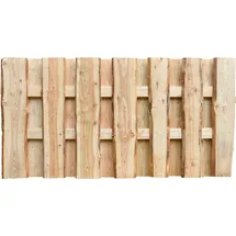 Tetzner & Jentzsch Sichtschutzzaun 180 x 90 cm Braun Holz