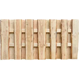 Tetzner & Jentzsch Sichtschutzzaun 180 x 90 cm Braun Holz