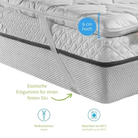 Bodyprotect Komfortschaum Topper 140 x 200 cm weiß