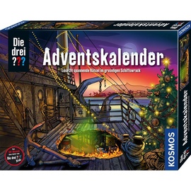 Kosmos Die drei ??? Adventskalender 2022 - Rätsel im gruseligen Schiffswrack