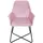 Svita JOSIE Dining 2er Set Esszimmerstuhl Sessel Polsterstuhl Samt Pink