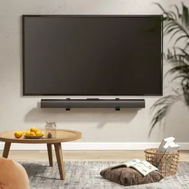 Logilink BP0205 - Universelle Soundbar Halterung, 86–155 mm tief, Farbe: Schwarz