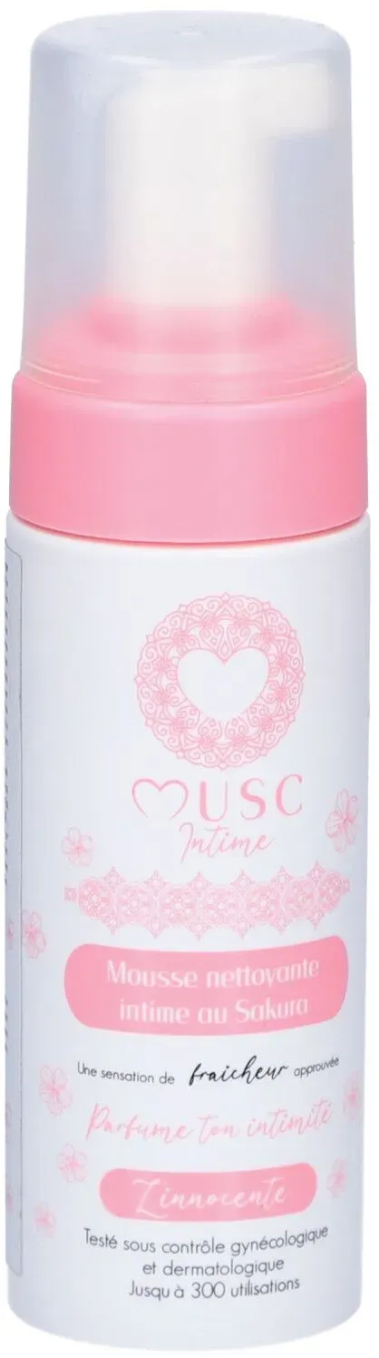 Musc Intime Fleur de Sakura Mousse Nettoyante Intime 150 ml Schuim