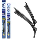 Alca alca® Scheibenwischer passend für MITSUBISHI COLT VI (04.2004 - 09.2008) SUPER FLAT Flachbalkenwischer