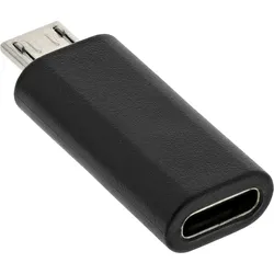 InLine® USB 2.0 Adapter, Micro-USB Stecker auf USB-C Buchse