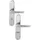 HOPPE Langschildgarnitur Denver E1310Z/302 Edelstahl Silber